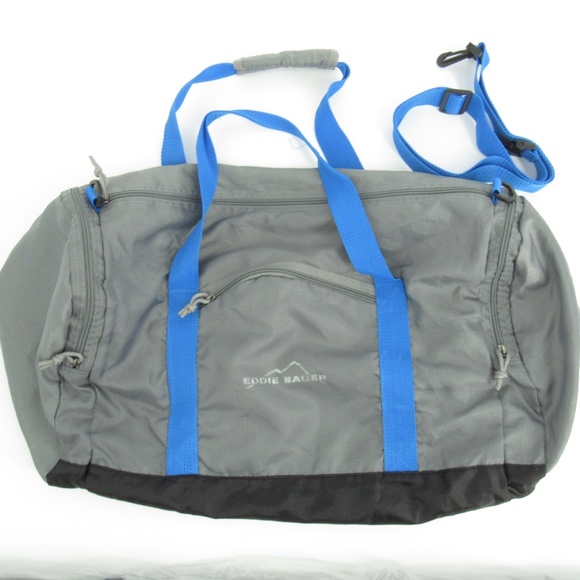 Eddie Bauer Bags Eddie Bauer Grayblue Rippac Stowaway Duffle Poshmark